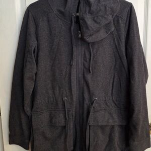 Eddie Bauer Dark Gray Hooded Jacket